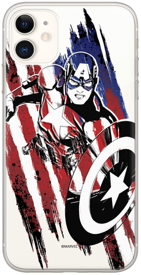 iPhone X / XS Marvel Amerika kapitány tok átlátszó