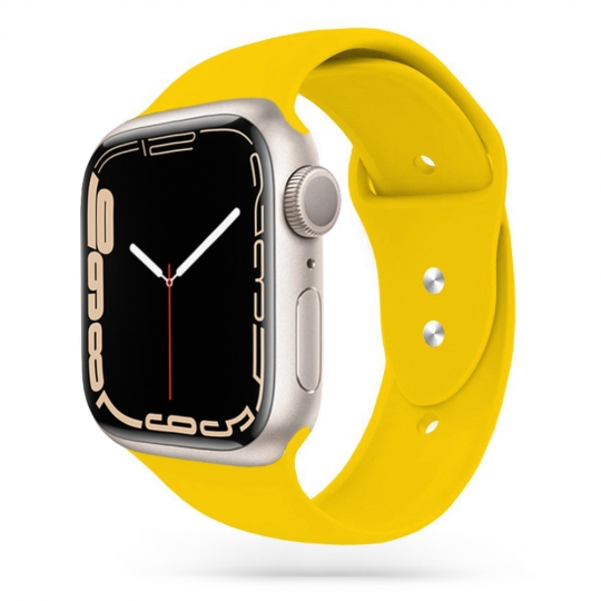 Apple Watch 4/5/6/7/8/SE/Ultra (42/44/45/49mm) Tech-Protect Iconband szíj sárga
