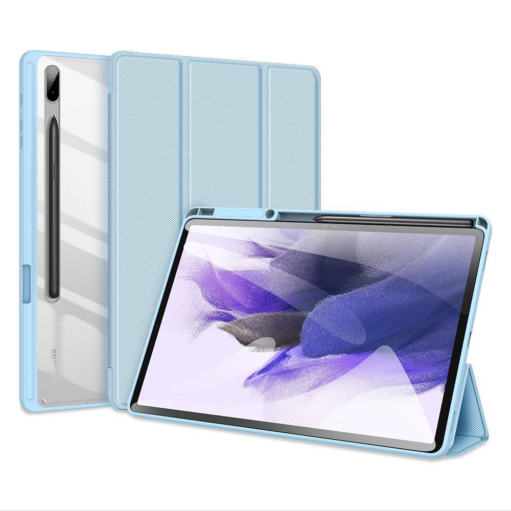 Samsung Galaxy Tab S7 FE / S7+ PLUS T730 / T736B / T970 / T976B Dux Ducis Toby Wallet tok kék