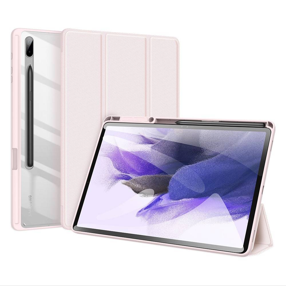 Samsung Galaxy Tab S7 FE / S7+ PLUS T730 / T736B / T970 / T976B Dux Ducis Toby Wallet tok pink