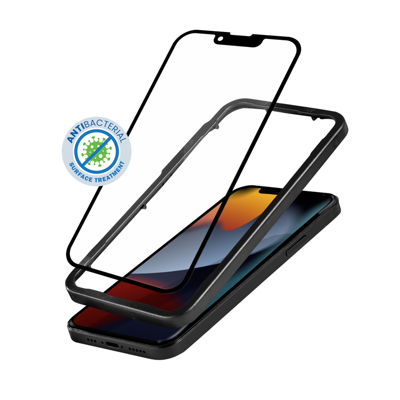 iPhone 13 Mini Crong Anti-Bacterial 3D Armor Glass 9H kijelzővédő üvegfólia