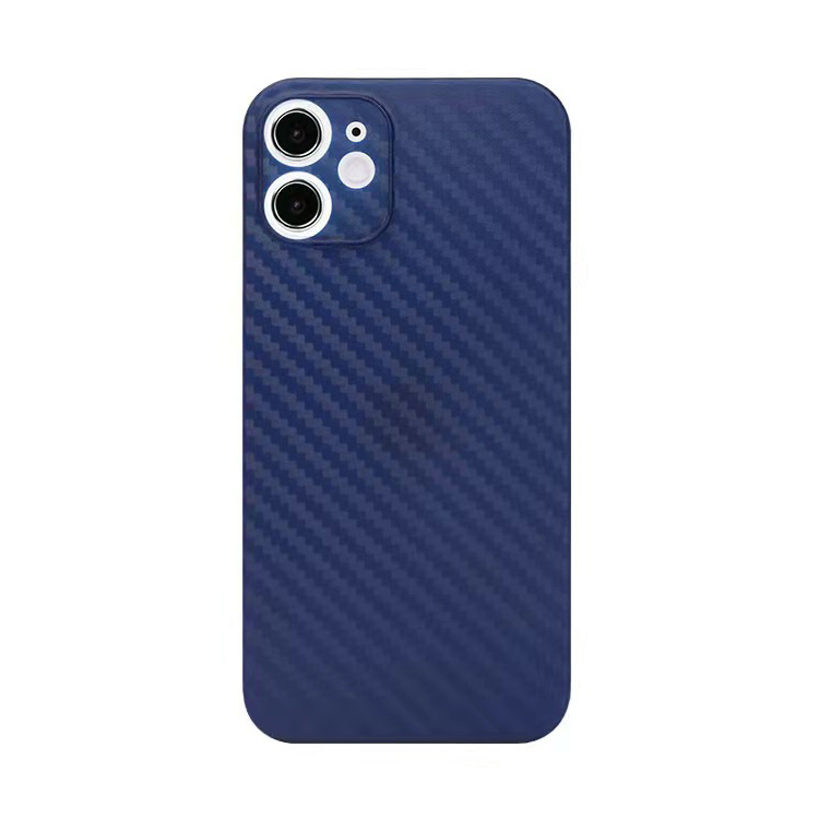 iPhone 13 Pro karbon mintás TPU tok kék színben