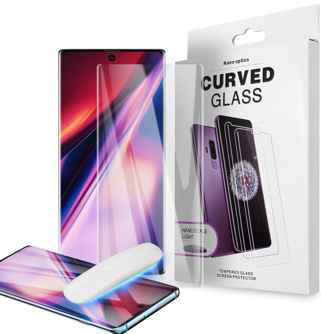 Samsung Galaxy S8+ Plus 5D UV kijelzővédő üvegfólia - UV Lámpával
