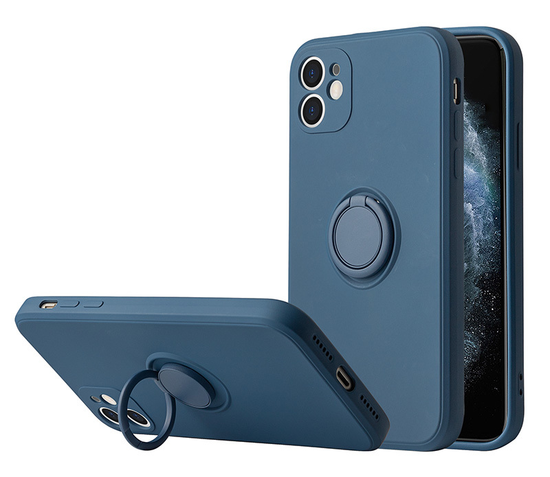 iPhone 12 Pro Max Vennus Silicone Ring tok kék