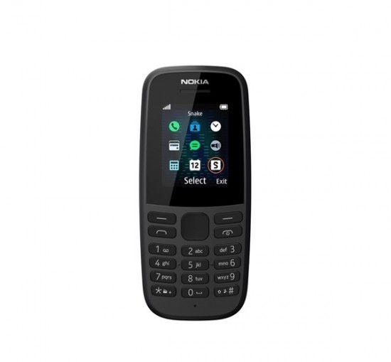 Nokia 105 (2019) Mobiltelefon Fekete