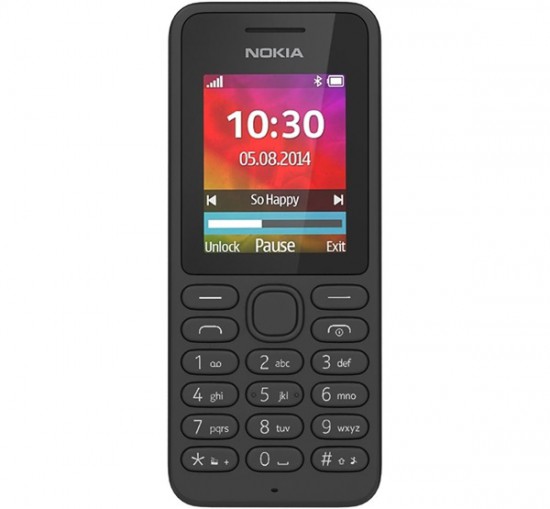 Nokia 130 (2017) Mobiltelefon Fekete + Telekom Domino Quick Sim