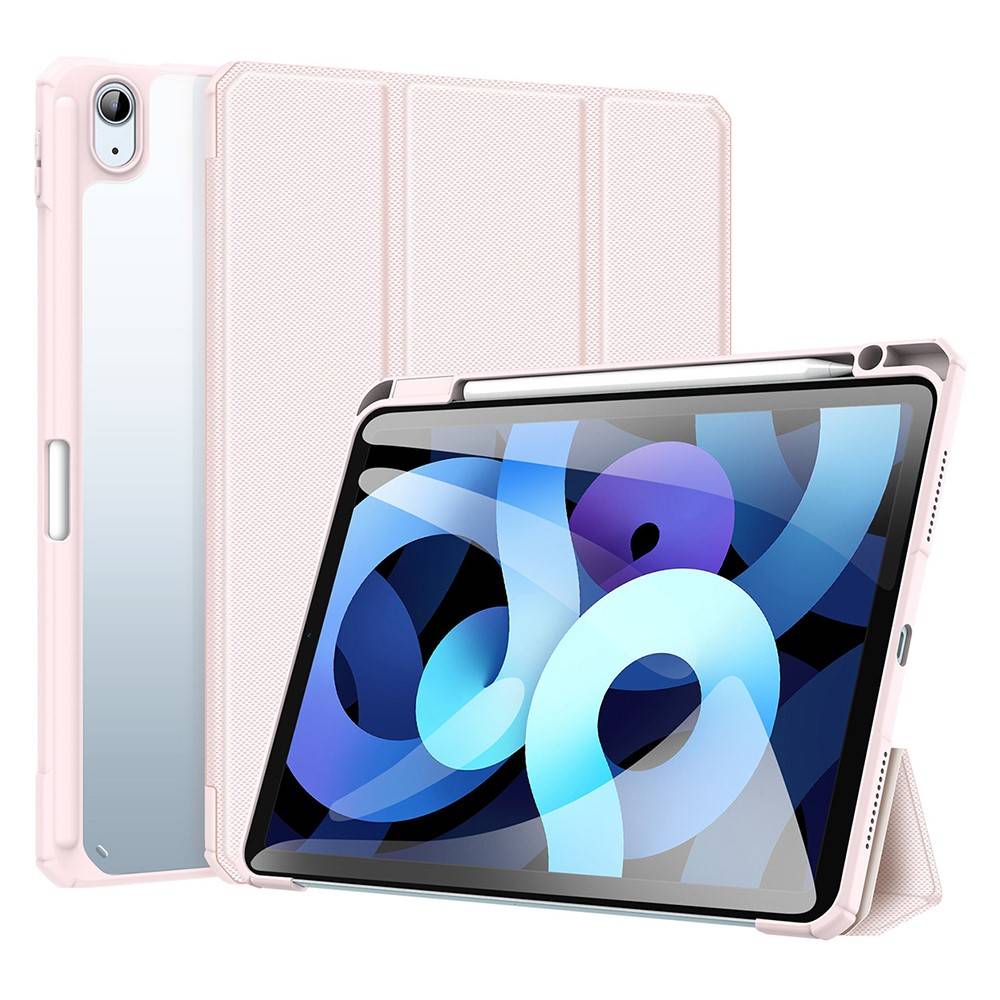 iPad Air 4 2020 10.9''/5 2022 Dux Ducis Toby Wallet tok rózsaszín