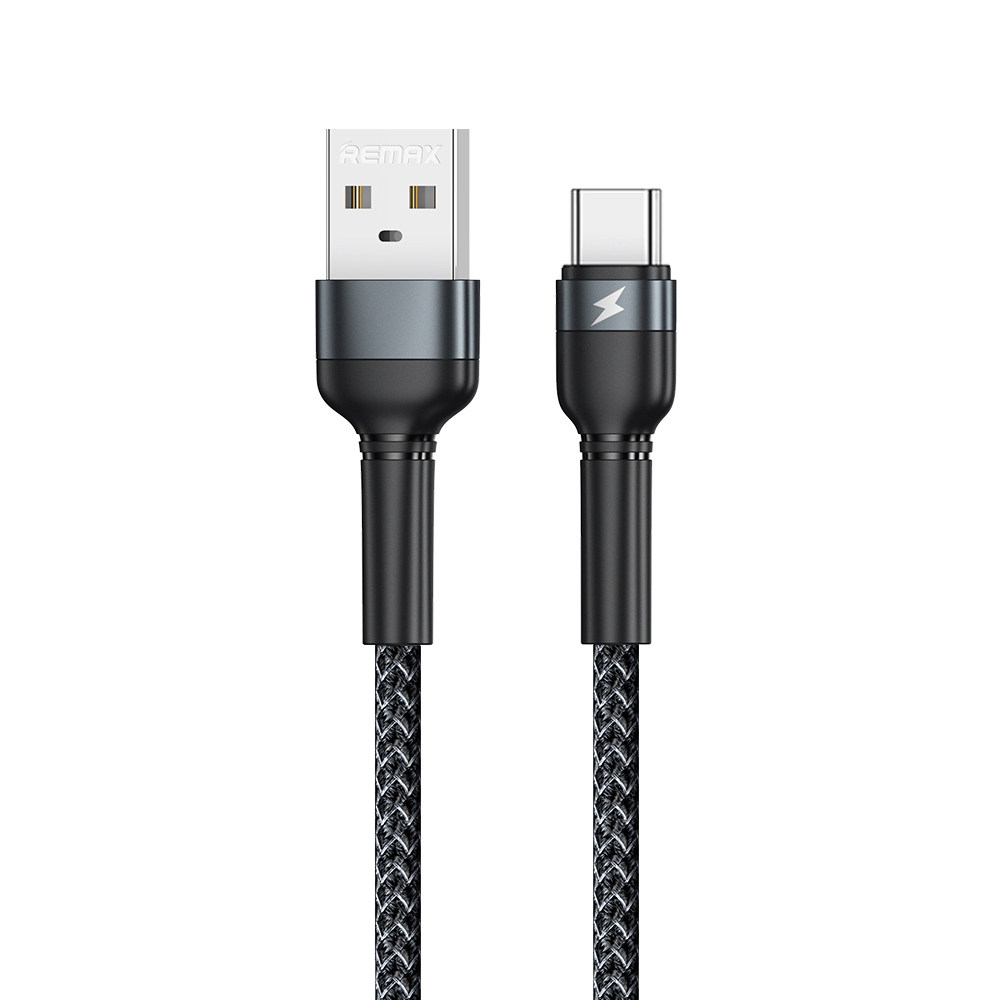 Remax Jany USB - USB Type-C 2.4A kábel 1m fekte