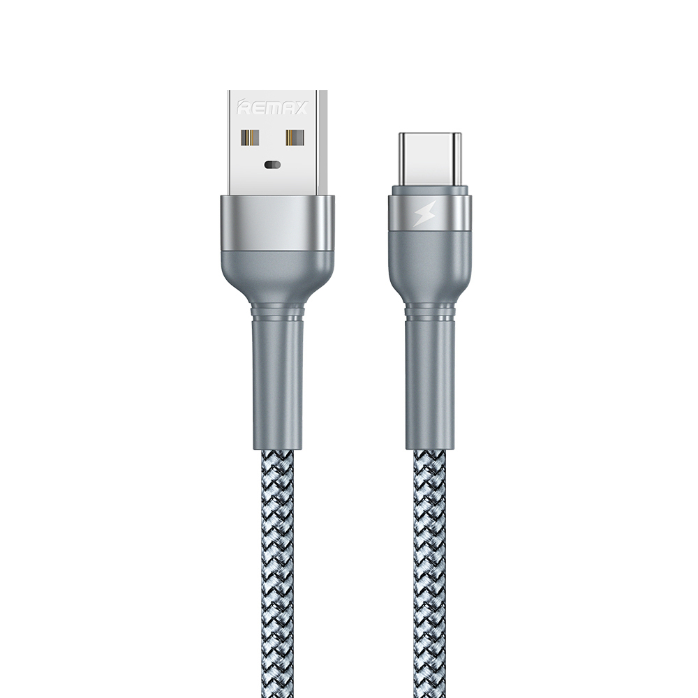 Remax Jany USB - USB Type-C 2.4A kábel 1m ezüst