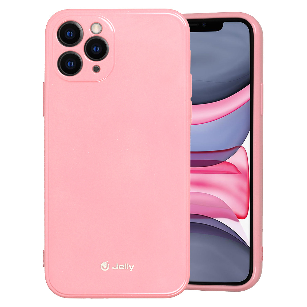 Samsung Galaxy A02 Jelly szilikon tok világos rózsaszín