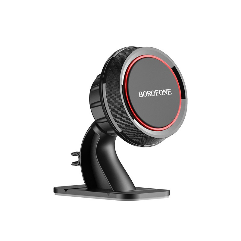 Borofone BH13 Journey Univerzális mágneses autós telefontartó műszerfalra fekete/piros