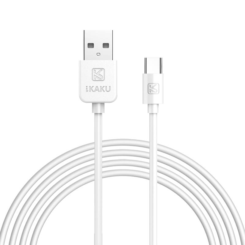 Kaku Suchang USB - USB Type-C kábel 2.4A 1m fehér