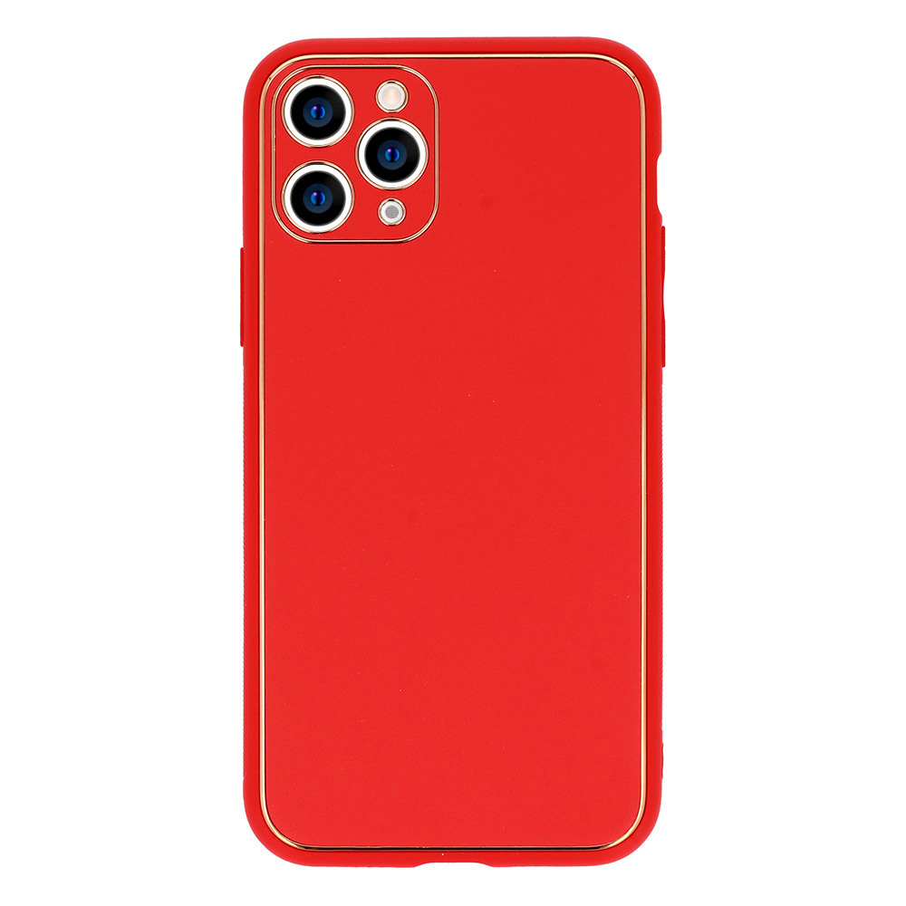 Samsung Galaxy A22 4G Tel Protect Luxury szilikon tok piros