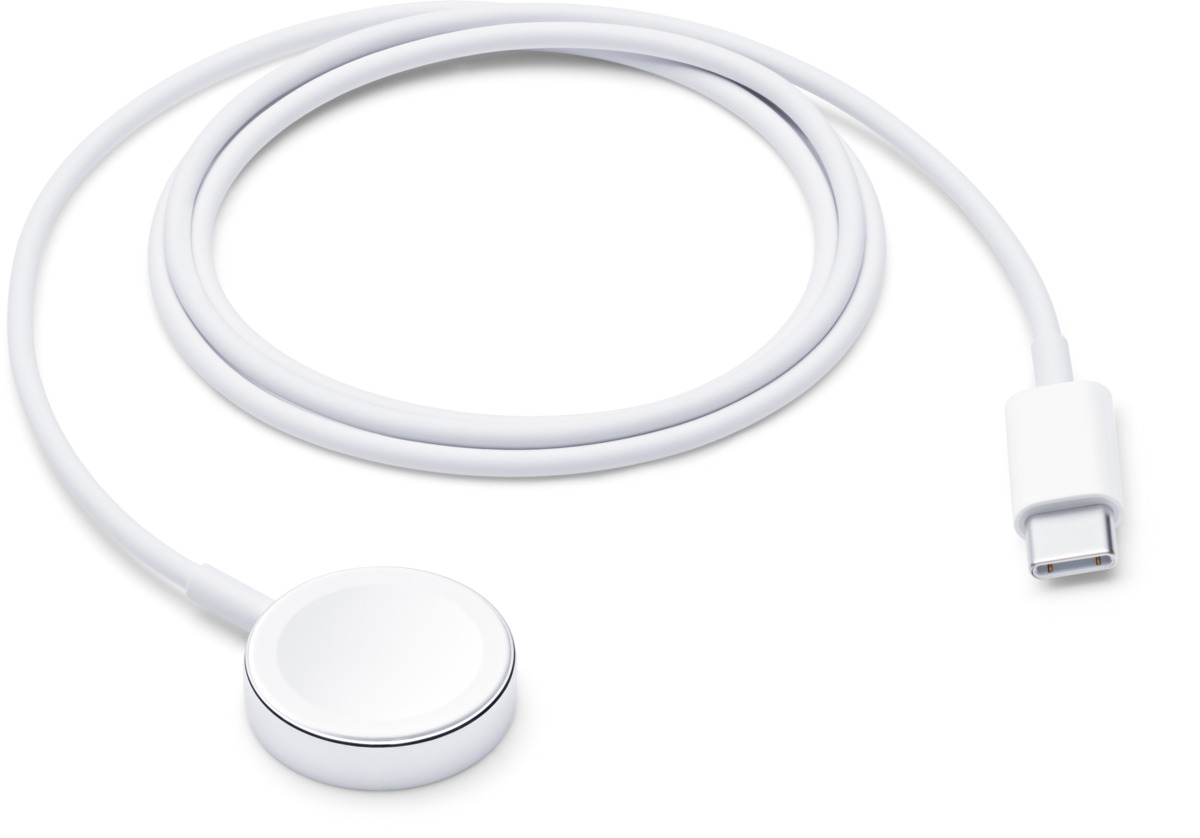 Apple Watch USB Type-C Gyorstöltő Kábel, Fehér, 1m (MLWJ3ZM/A)