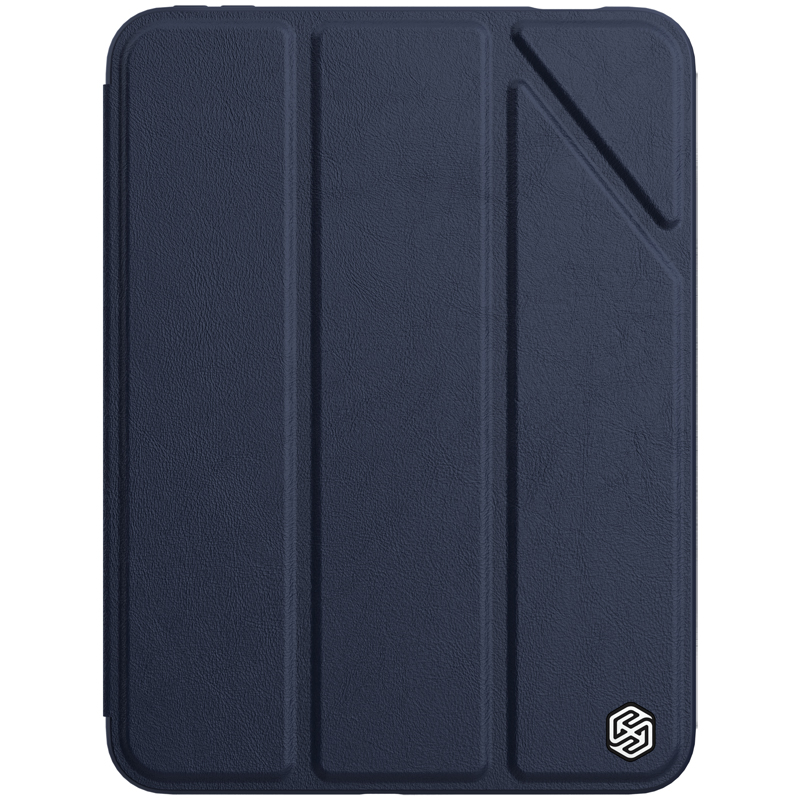 iPad Mini 6 2021 Nillkin Bevel Környezetbarát Bőr Tok Midnight Blue