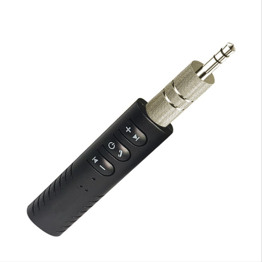 Bluetooth fogadó / vevő egység AUX adapter 3.5mm jack csatlakozóval fekete hordozható (G8)