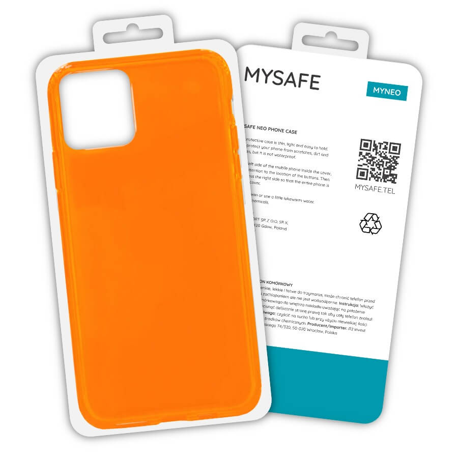 iPhone 12 Mini MySafe Neo tok narancssárga