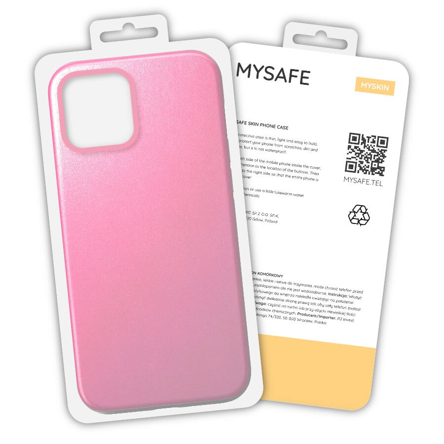 iPhone 12 Mini MySafe Skin tok világos rózsaszín