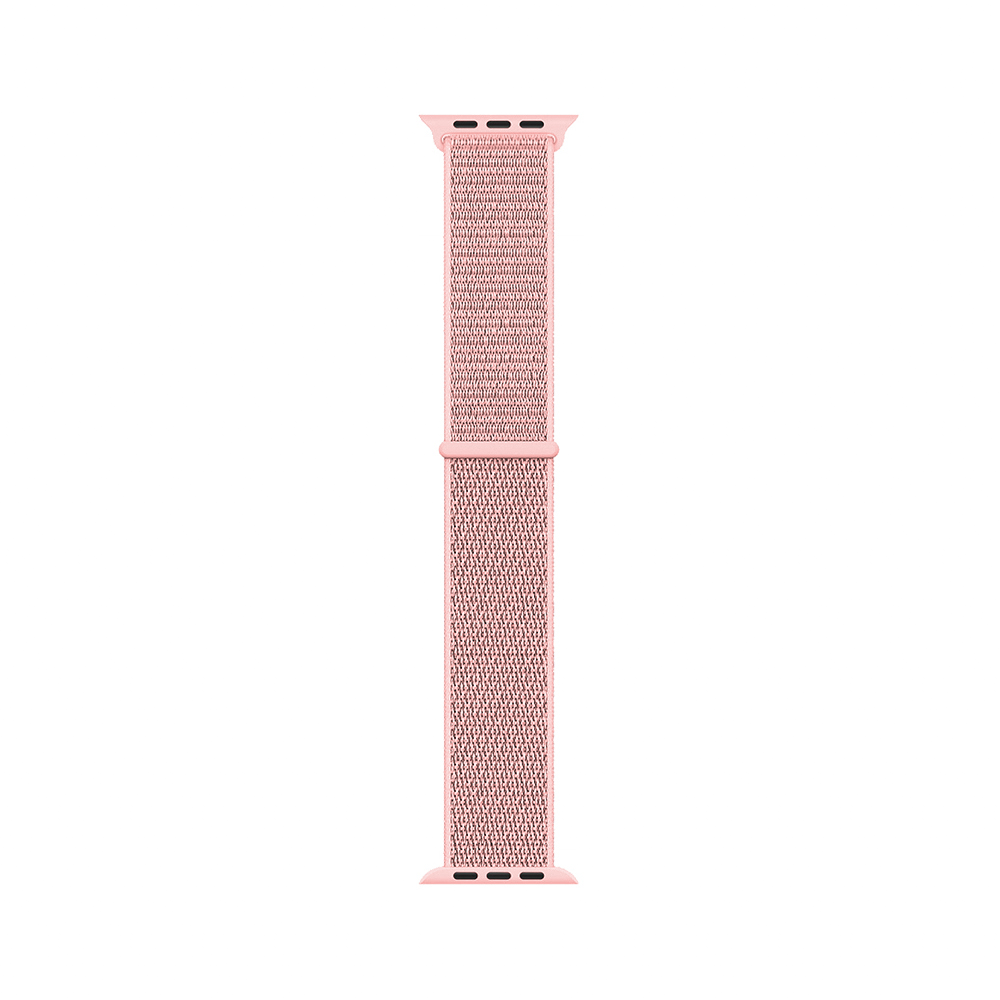 Apple Watch 4/5/6/7/SE (38/40/41mm) nylon óraszíj rózsaszín színű Alphajack