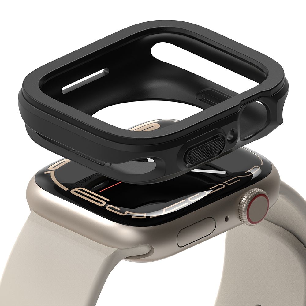 Apple Watch 7 (45mm) Ringke Air gél TPU tok fekete