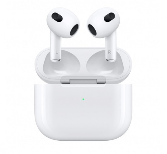 Apple AirPods MagSafe Töltőtokkal Bluetooth Vezeték nélküli Headset, 3. Generáció Fehér