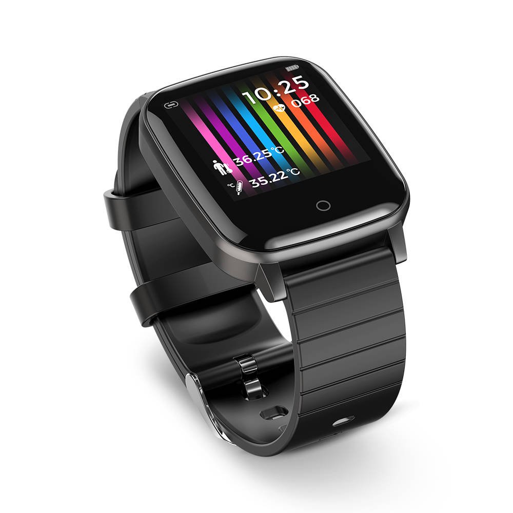 BlitzWolf BW-HL1T Smartwatch okosóra Bluetooth V5.0 (fekete)