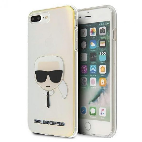 iPhone 7 Plus/8 Plus Karl Lagerfeld Karl's head színjátszós tok (KLHCI8LPCKHML)