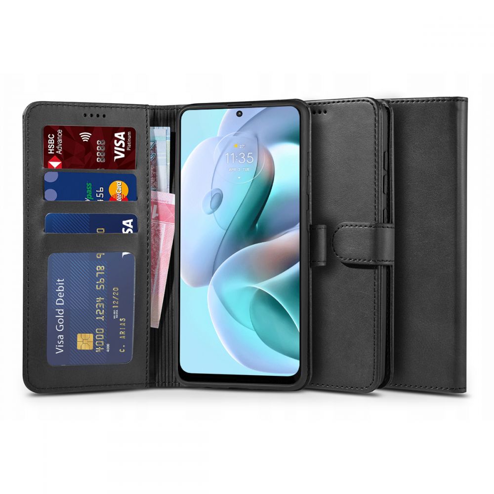 Motorola Moto G31 / G41 Tech-Protect Wallet fliptok fekete