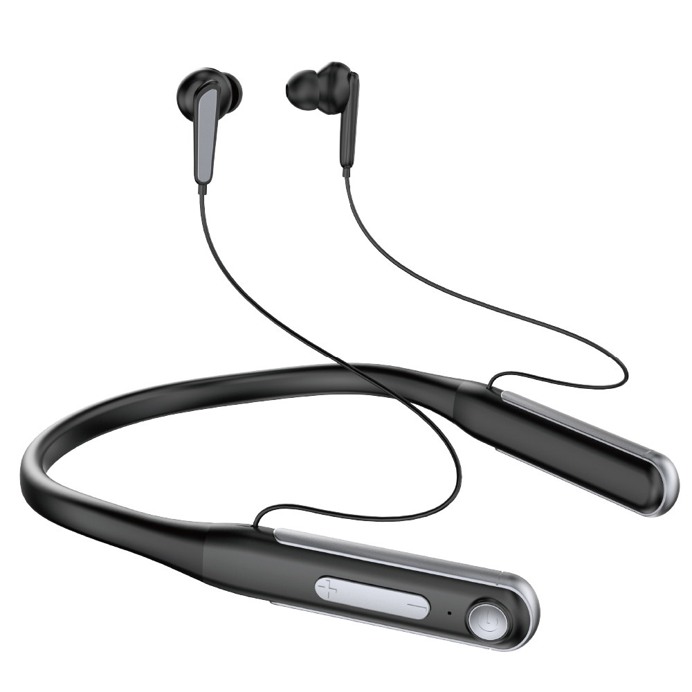Dudao Necklace Vezeték nélküli bluetooth fülhallgató 400mAh fekete (U5 Max)