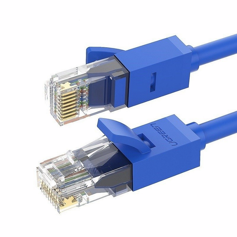Ugreen Ethernet patchcord kábel RJ45 Cat 6 UTP 1000Mbps 2m kék (NW102 11201)