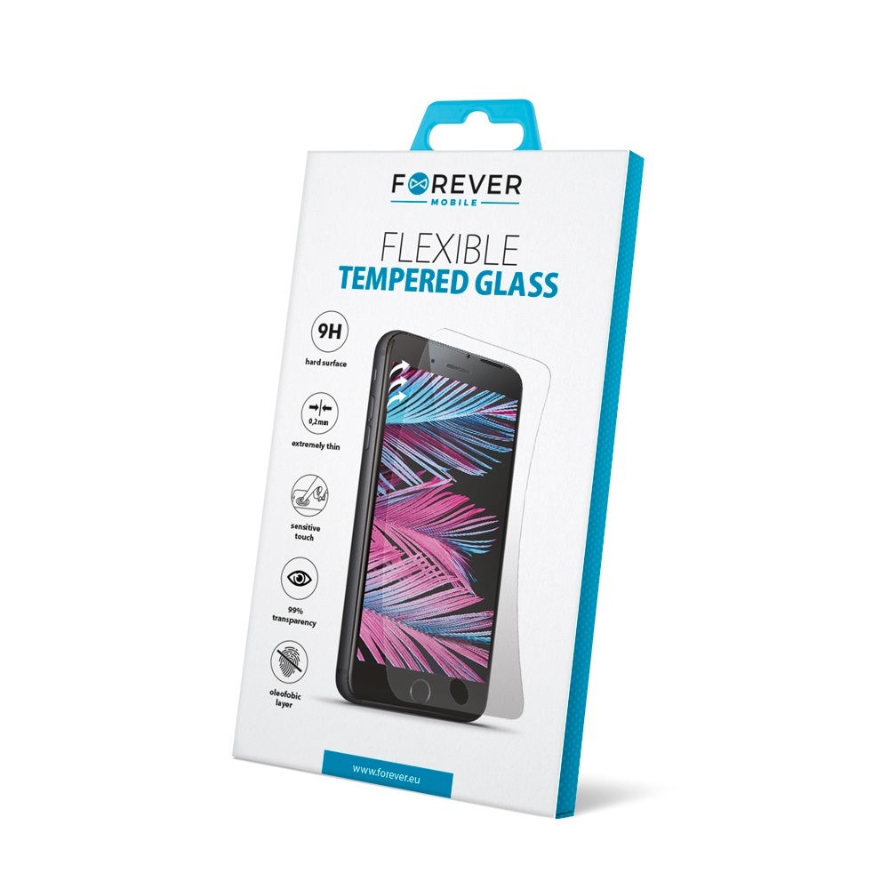 Samsung Galaxy M52 5G Forever 2.5D rugalmas kijelzővédő üvegfólia