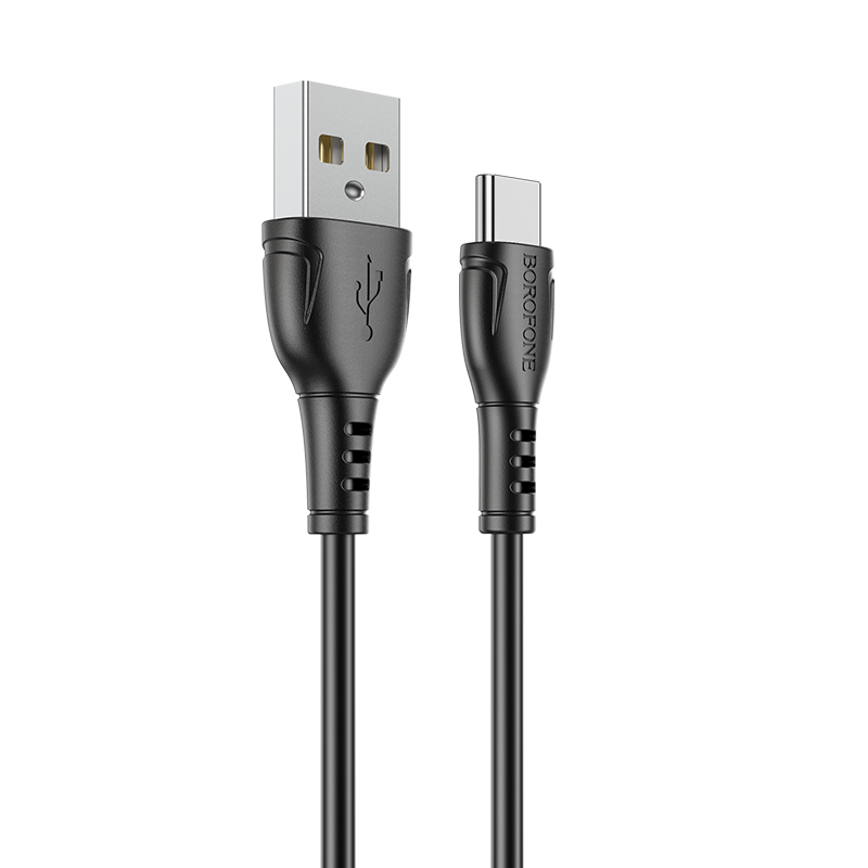 Borofone BX51 Triumph - USB - USB Type-C kábel 3A 1m fekete