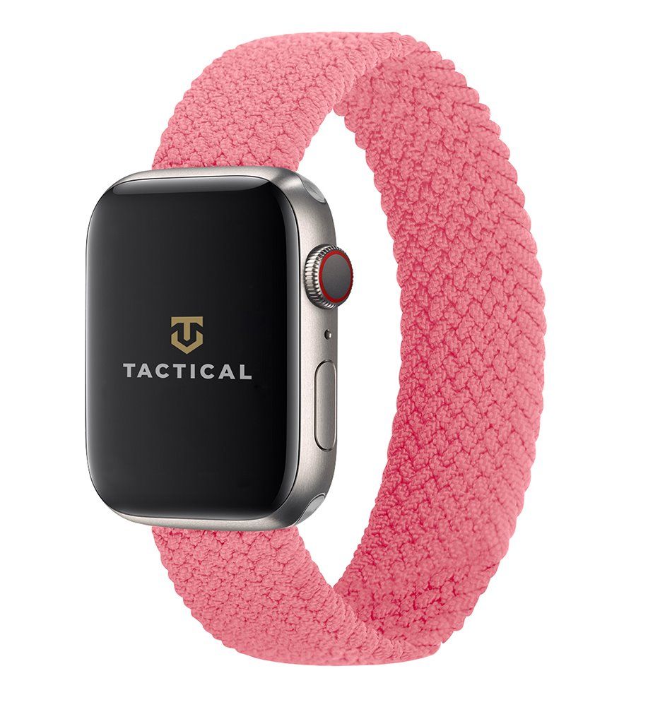 Apple Watch 3/4/5/6/7/8/SE 38/40/41mm Tactical 762s kötött óraszíj S-es méret rózsaszín