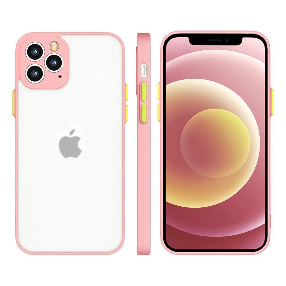 iPhone 11 Pro Max Milky Szilikon flexibilis tok rózsaszín