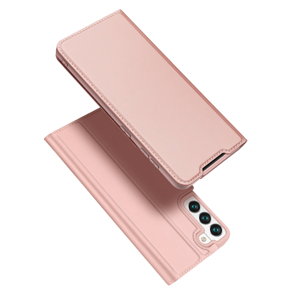 Samsung Galaxy S22 Dux Ducis Skinpro fliptok rózsaszín