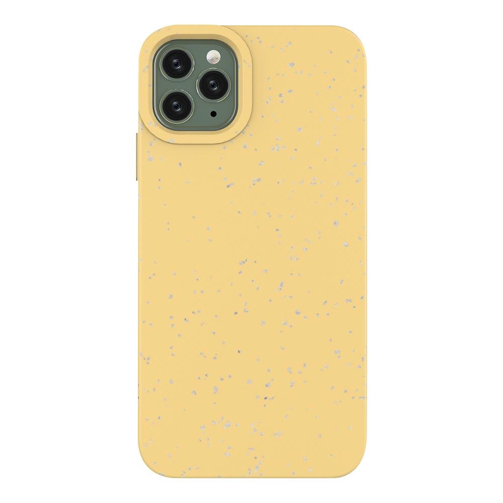 iPhone 11 Pro Max Szilikon eco shell citromsárga