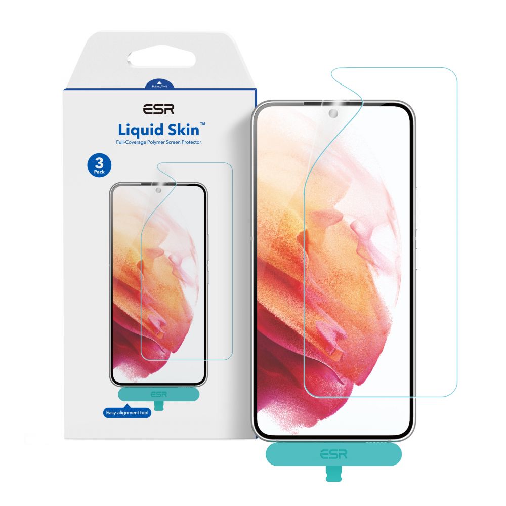 Samsung Galaxy S22 Ultra ESR Liquid Skin kijelzővédő fólia 3 db