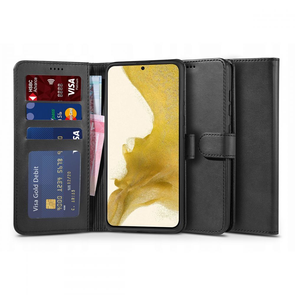 Samsung Galaxy S22 Plus Tech-Protect Wallet fliptok fekete