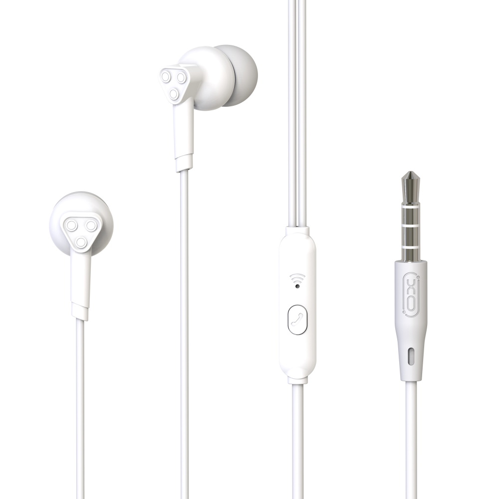 XO EP33 vezetékes fülhallgató jack 3.5mm fehér