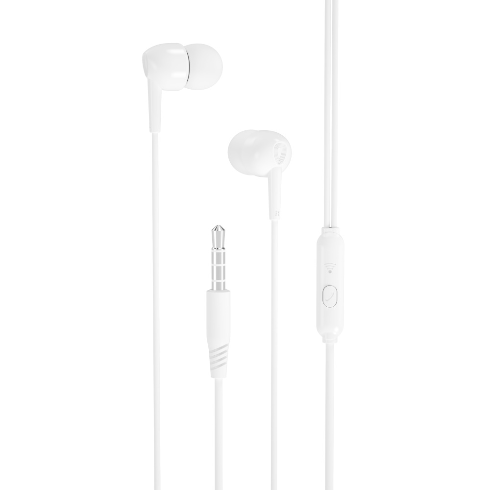 XO Vezetékes fülhallgató EP37 jack 3.5mm fehér