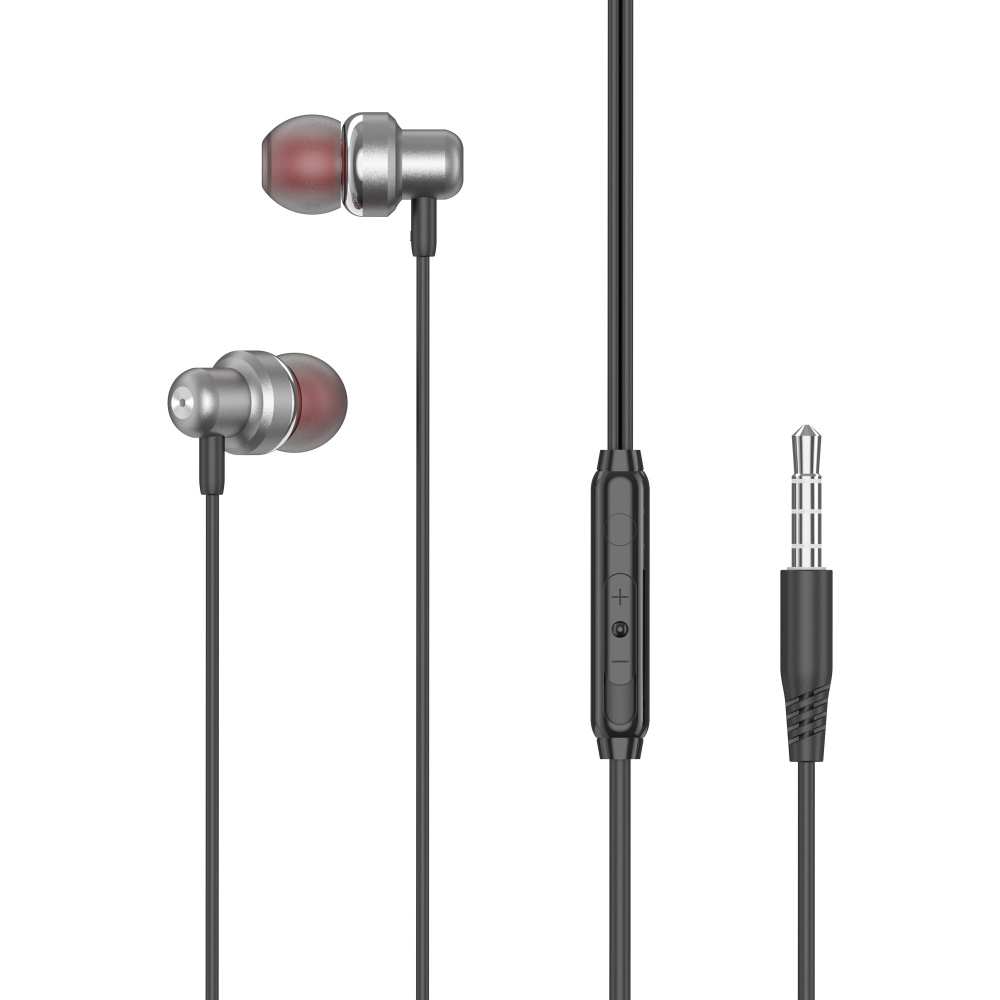 XO Vezetékes fülhallgató EP38 jack 3.5mm szürke