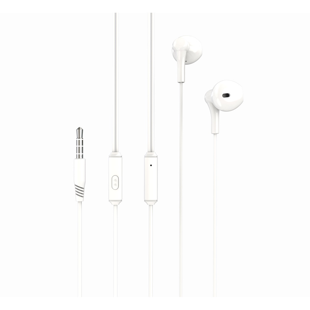 XO Vezetékes fülhallgató EP39 jack 3.5mm fehér