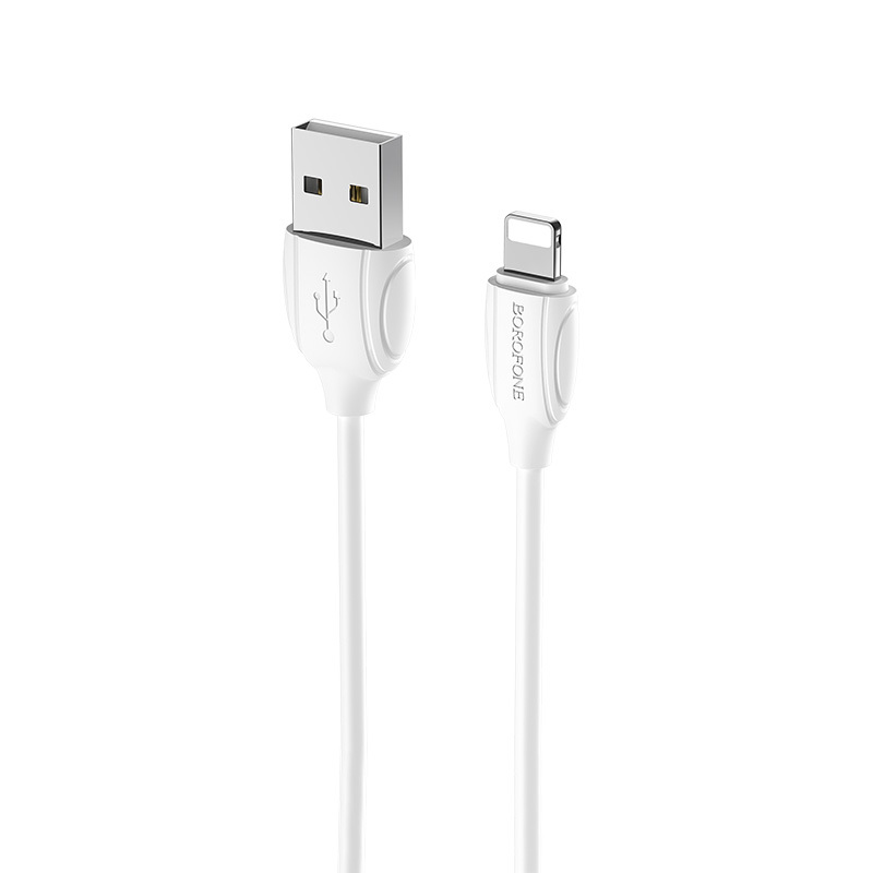 Borofone BX19 Benefit USB - Lightning kábel 2.4A 1m fehér