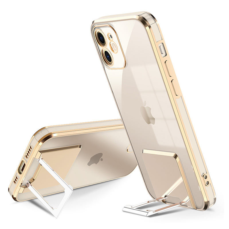 iPhone 12 Pro Tel Protect Kickstand Luxury tok támasztékkal arany