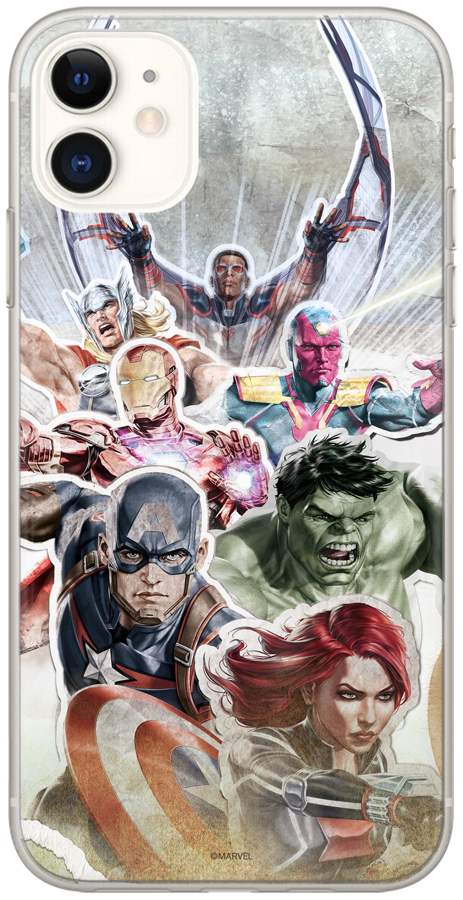 iPhone 13 Marvel Avengers logós tok több színű