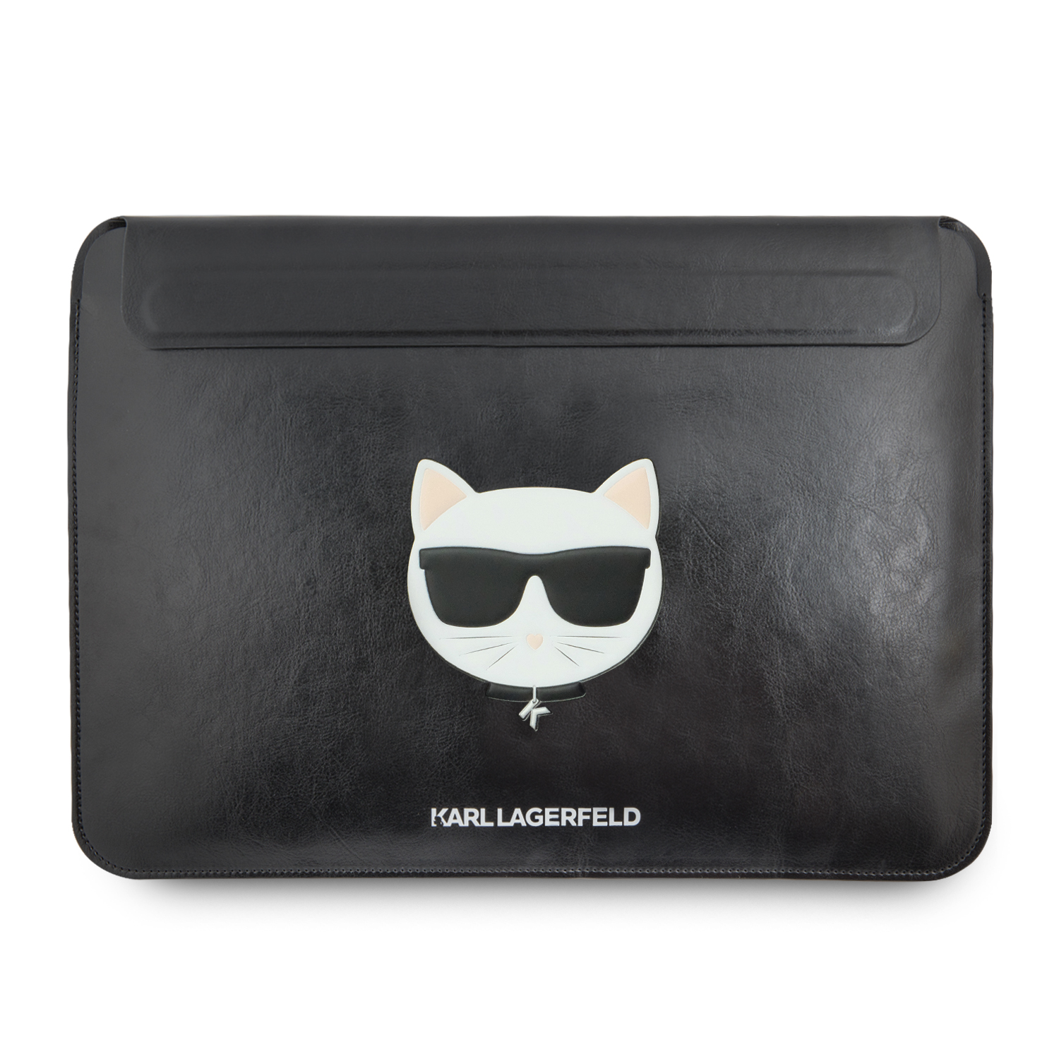 Macbook tok 13/ 14'' Karl Lagerfeld Choupette Head Embossed Sleeve fekete (KLCS14CHBK)