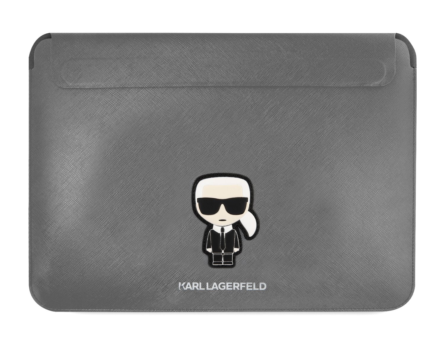 Karl Lagerfeld Saffiano Ikonik Sleeve Macbook tok 13/ 14'' szürke (KLCS14PISFG)
