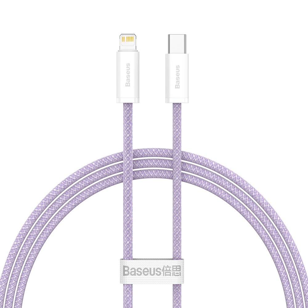 Baseus Jelly USB Type-C - Lightning kábel 20W 1.2m lila (CALD000005)