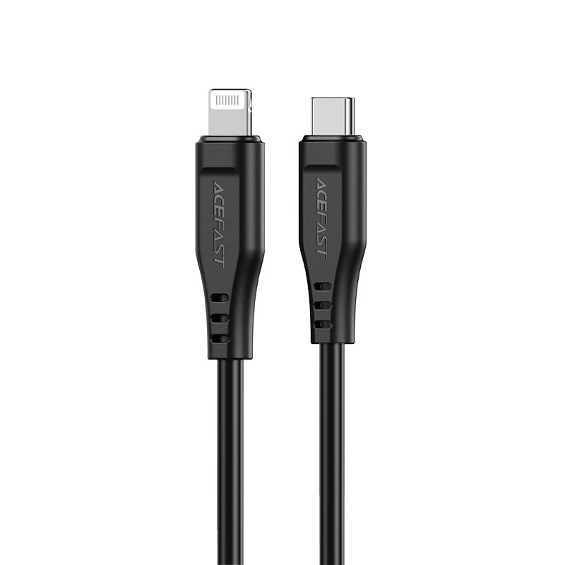 Acefast C3-01 MFI USB Type C - Lightning kábel 1,2m 30W 3A fekete