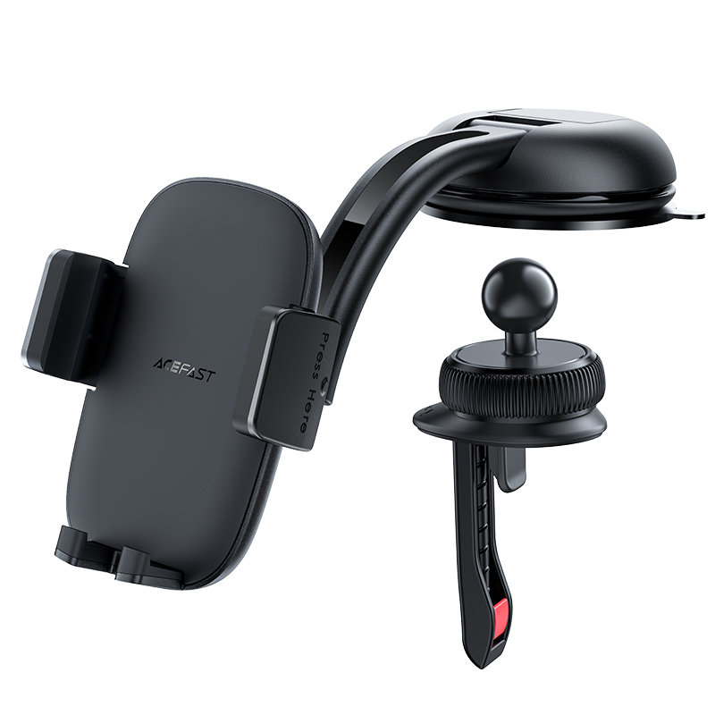 Acefast D5 autós telefontartó műszerfalra és szellőzőrácsra helyezhető fekete